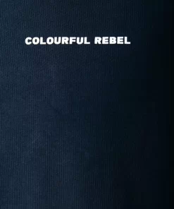 Men Colourful Rebel Abstract Clean Hoodie | Navy