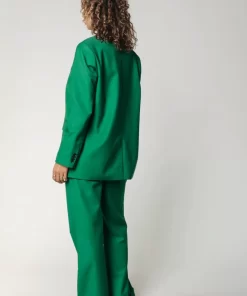 Women Colourful Rebel Alden Straight Pants | Deep Green
