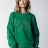 Women Colourful Rebel Club Sport Sweat | Deep Green