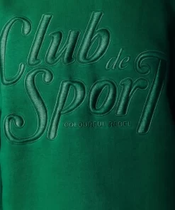 Women Colourful Rebel Club Sport Sweat | Deep Green