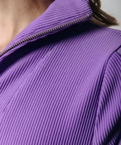 Women Colourful Rebel Doutse Fine Knit Top | Light Lilac
