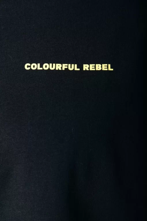 Men Colourful Rebel Grow Tee | Black
