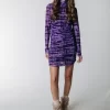 Women Colourful Rebel Juda Tie Dye Dress | Light Lilac