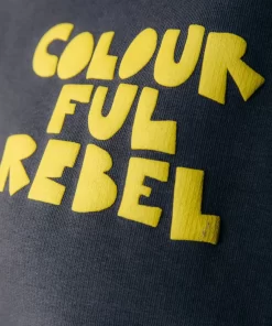 Women Colourful Rebel Logo Hoodie | Anthracite