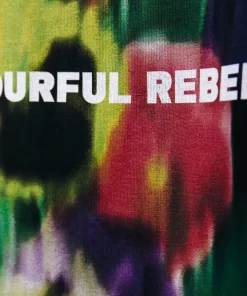 Men Colourful Rebel Paper Violas Long Sleeve | Black