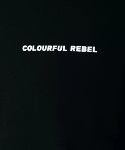Men Colourful Rebel Paper Violas Long Sleeve | Black