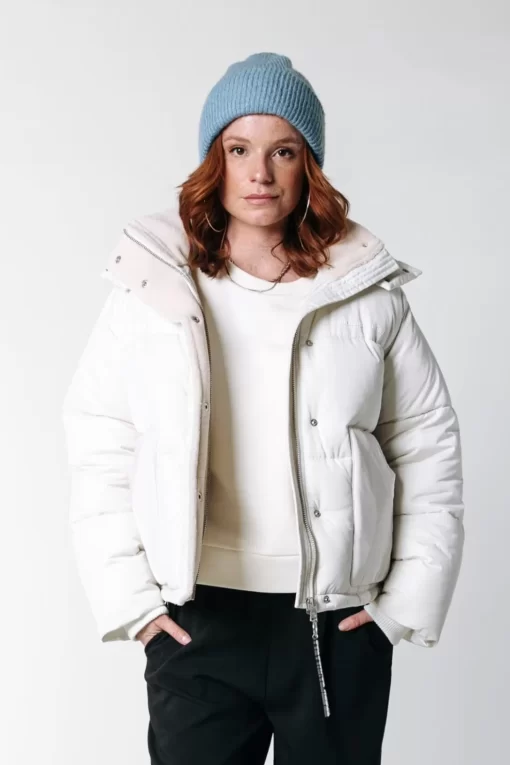 Women Colourful Rebel Rya Teddy Puffer | Off White