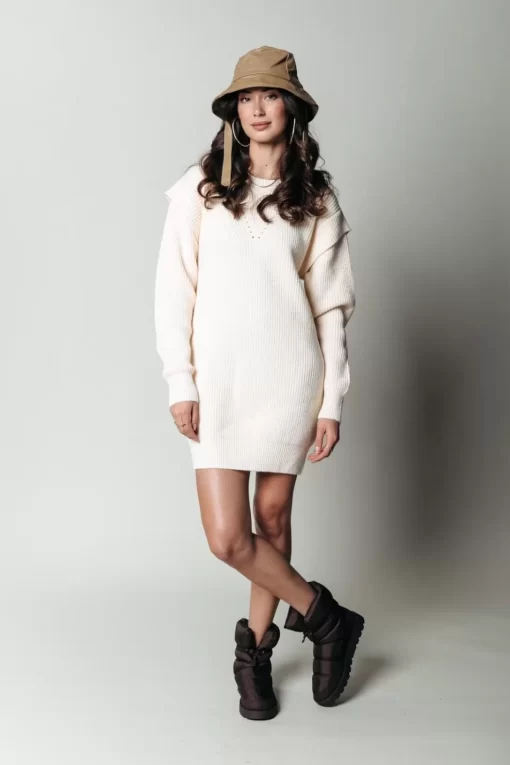 Women Colourful Rebel Tiby Knit Dress | Champagne